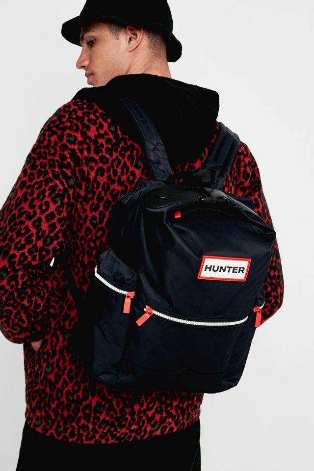 Hunter Black Clip Top Backpack Urban Outfitters UK