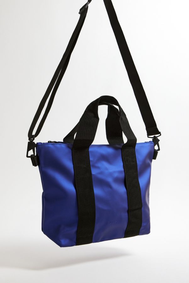 Vista diapositiva: 3: RAINS Mini Tote Bag Blu