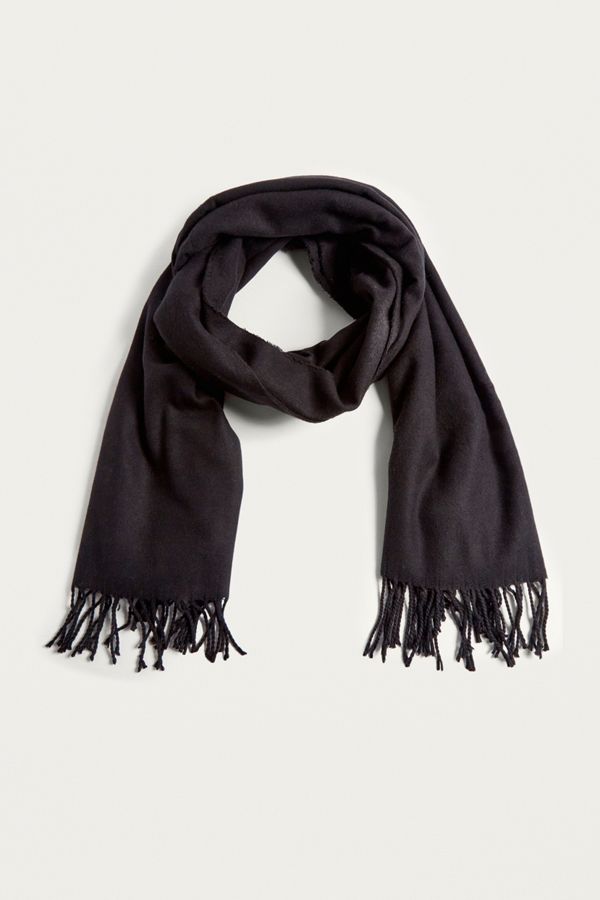UO Oversized Black Scarf Urban Outfitters UK