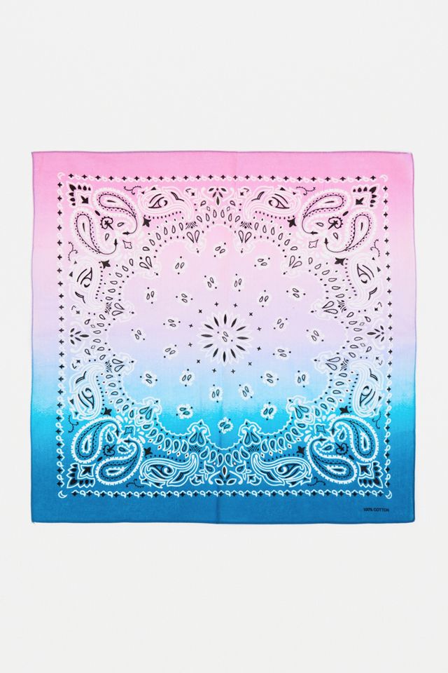 UO Purple Acid Wash Bandana Headscarf Urban Outfitters UK