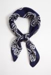 Thumbnail View 1: Foulard imprimé bandana bleu marine UO