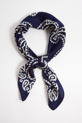 UO Navy Bandana Druck Schal