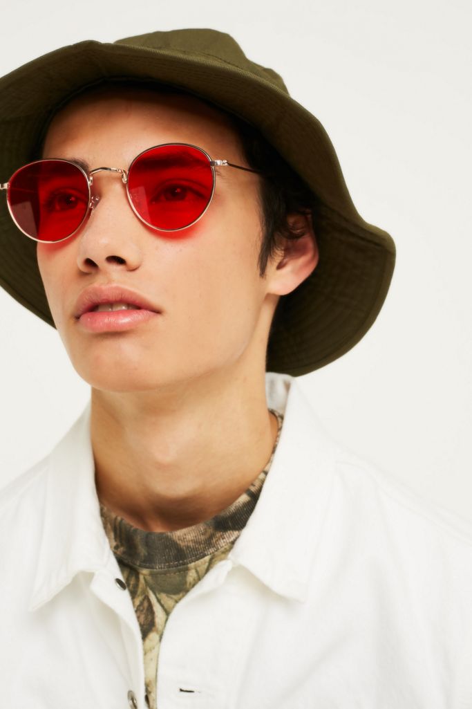 UO ‘Henry’ Red Sunglasses Urban Outfitters UK