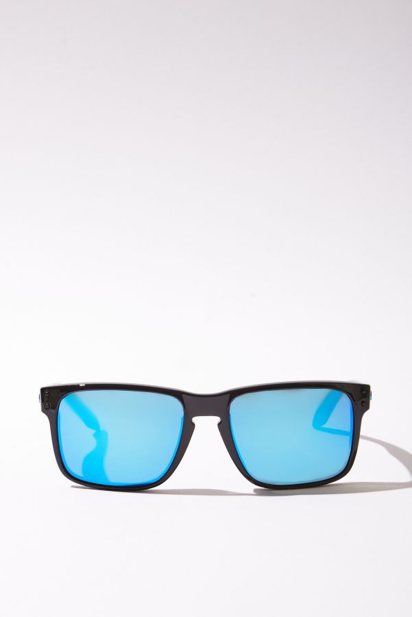 Slide View: 2: Oakley Holbrook Polished Black Prizm Sapphire Sunglasses