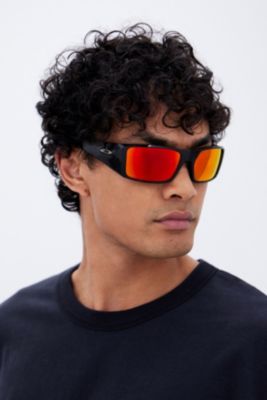 Oakley Heliostat Polished Black Prizm Ruby Sunglasses