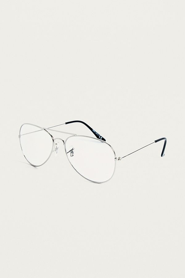 UO Silver Aviator Readers | Urban Outfitters UK