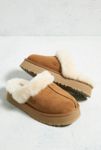 Thumbnail View 3: UGG – Plattform-Slipper „Disquette“ in Kastanienbraun