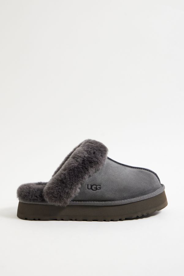 Slide View: 3: UGG Graue Disquette Hausschuhe