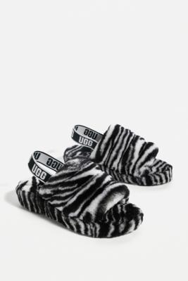 ugg slippers zebra print