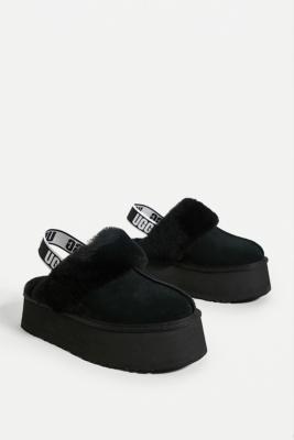 ugg funkette slipper black