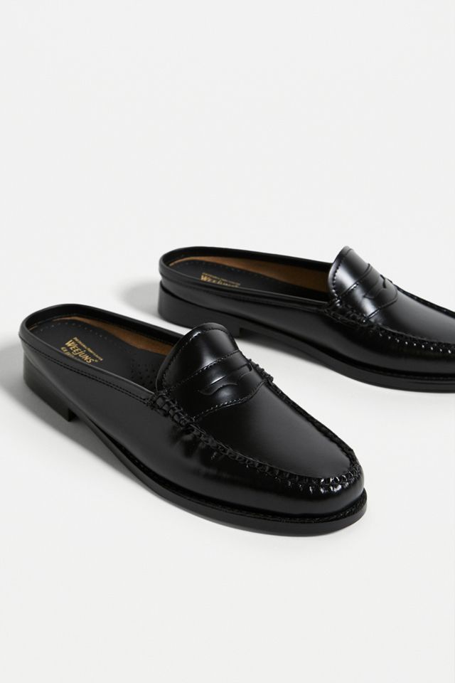 G.H. Bass Black Weejuns Penny Mule Urban Outfitters UK