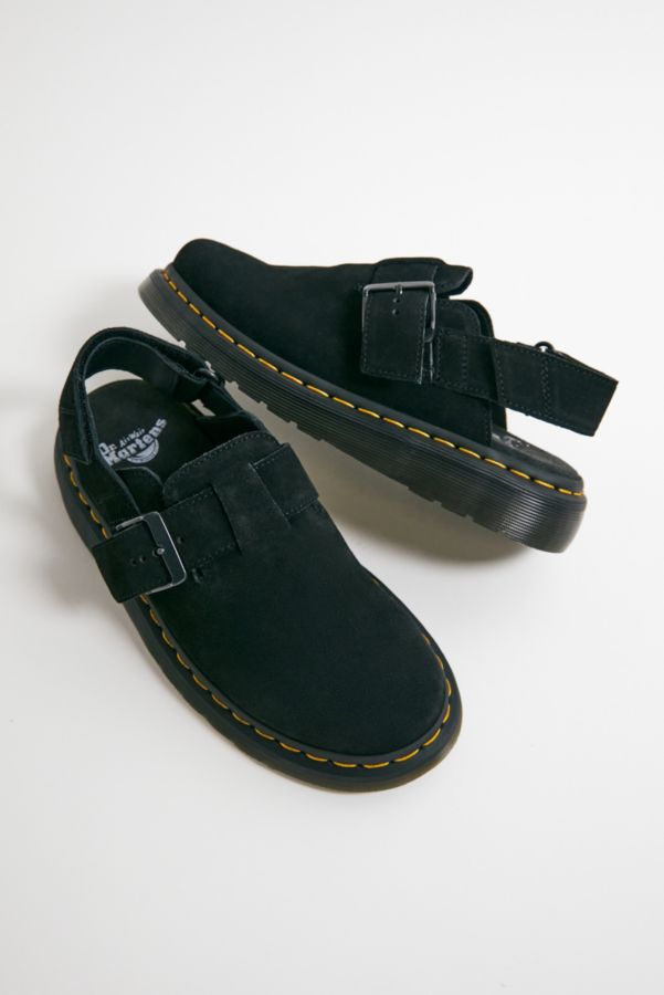 Vista diapositiva: 2: Dr. Martens Jorge II Black Suede Mules