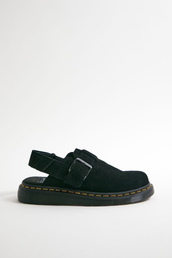 Vista diapositiva: 3: Dr. Martens Jorge II Black Suede Mules