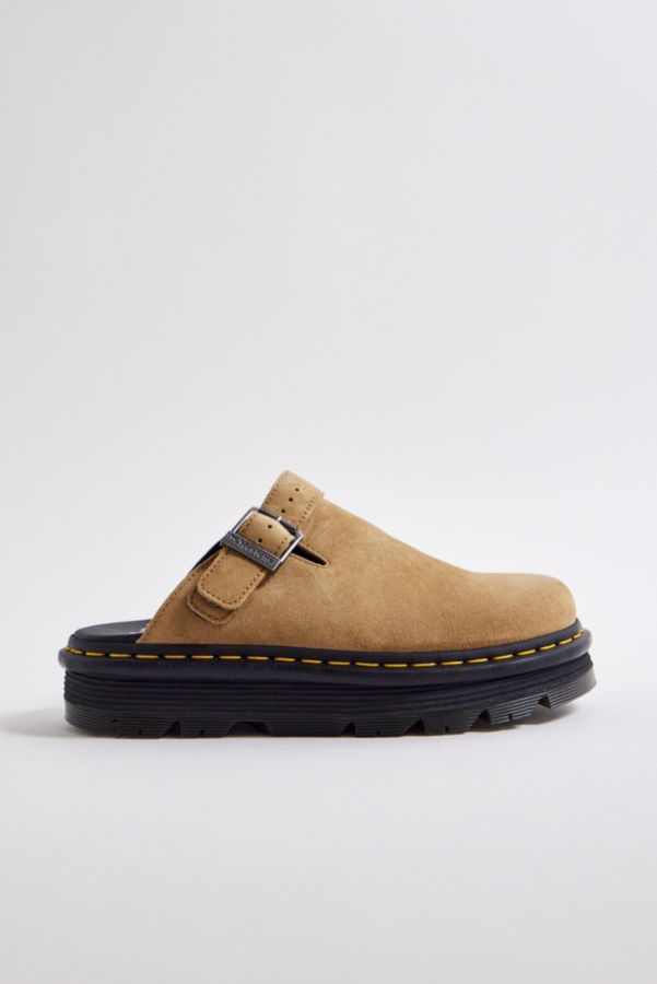 Vista diapositiva: 2: Dr. Martens Zebzag Tan Suede Mules