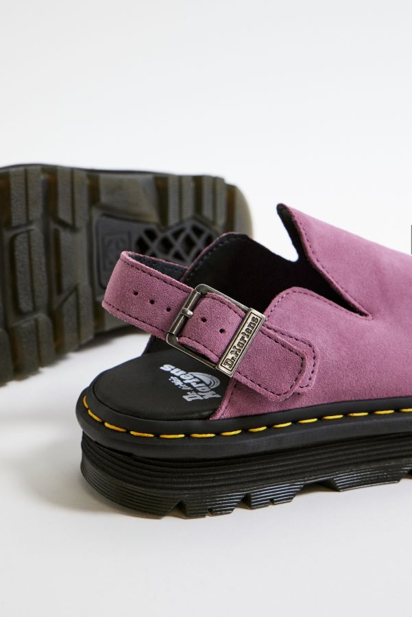 Vista diapositiva: 4: Dr. Martens Zoccoli Zebzag in pelle scamosciata rosa