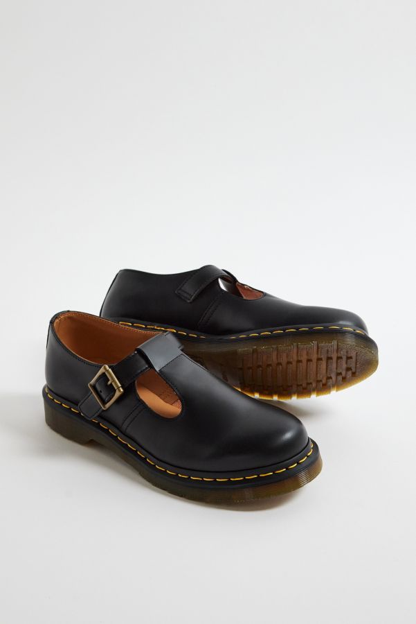 Vista diapositiva: 2: Scarpe Mary Jane Dr Martens Polley in Pelle Lucida