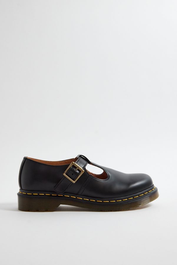 Vista diapositiva: 3: Scarpe Mary Jane Dr Martens Polley in Pelle Lucida