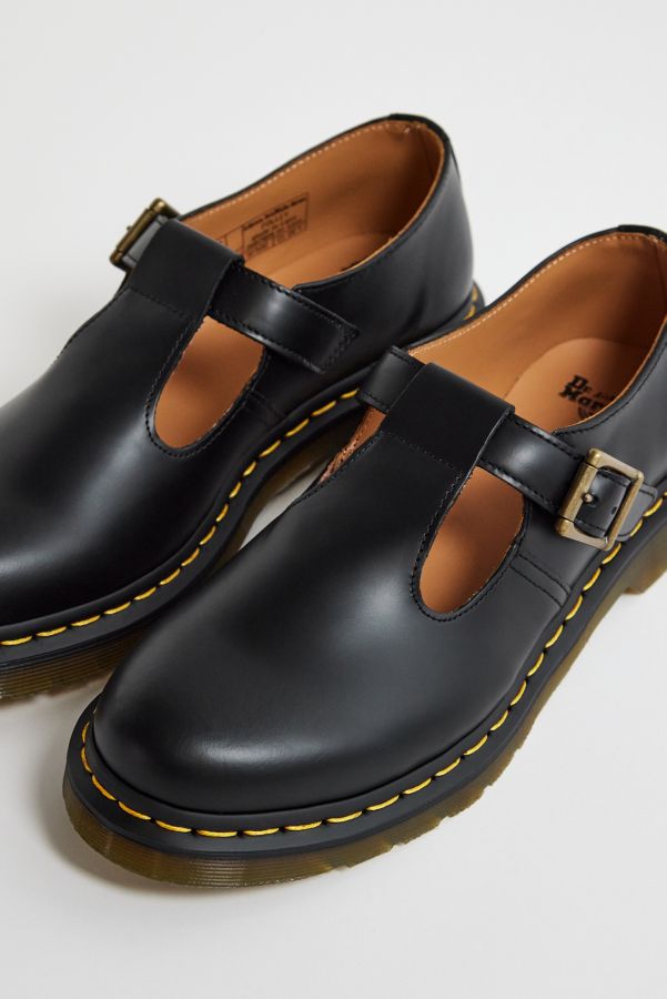 Vista diapositiva: 4: Scarpe Mary Jane Dr Martens Polley in Pelle Lucida