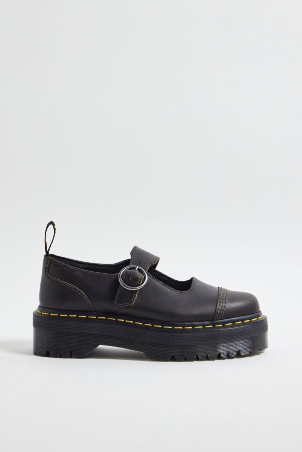 Vista diapositiva: 3: Scarpe Platform Dr. Martens Addina Orleans Taupe Scuro