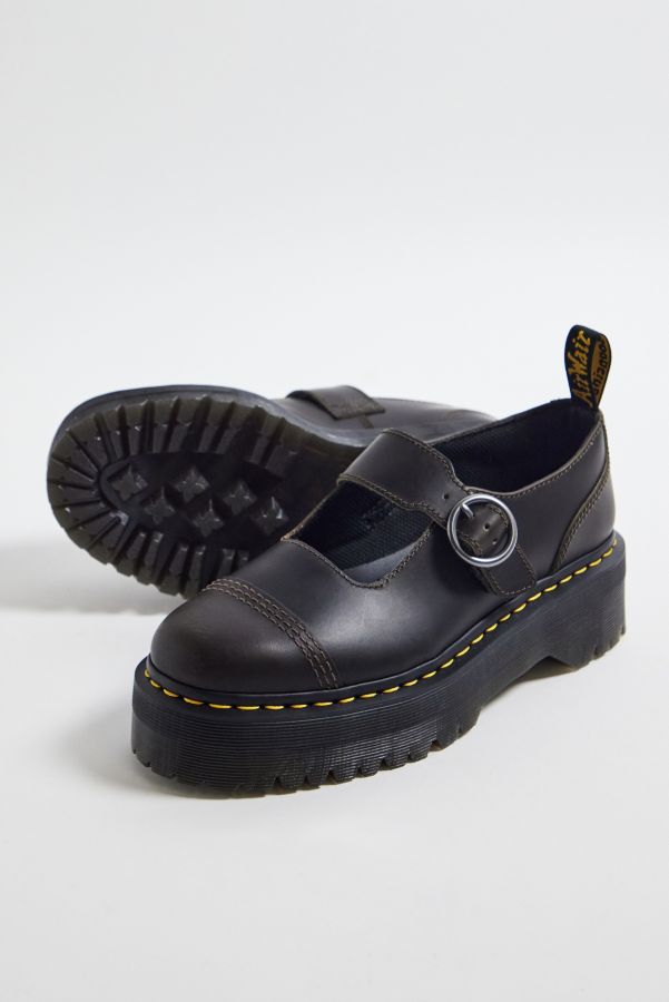 Vista diapositiva: 6: Scarpe Platform Dr. Martens Addina Orleans Taupe Scuro