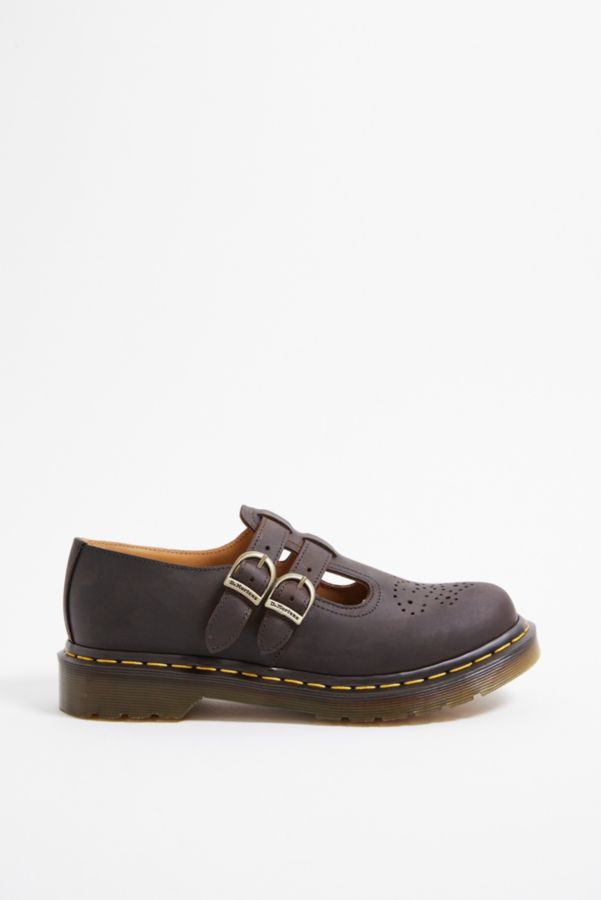 Vista diapositiva: 2: Dr. Martens 8065 Mary Jane Scarpe in Pelle Liscia