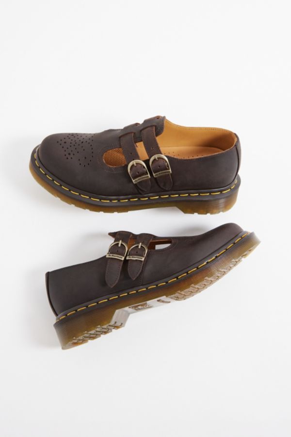 Vista diapositiva: 3: Dr. Martens 8065 Mary Jane Scarpe in Pelle Liscia