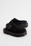 Thumbnail View 2: Dr Martens Schwarz Zebzag Wildleder Pantoletten