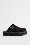 Thumbnail View 3: Dr Martens Schwarz Zebzag Wildleder Pantoletten