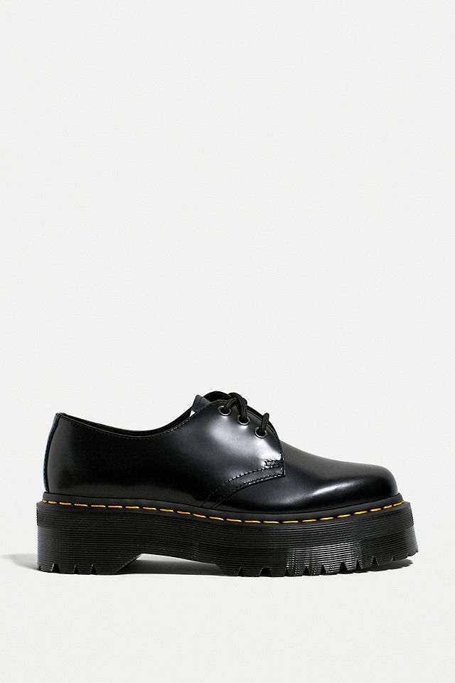 Dr. Martens Bex Black 1461 Quad Shoe | Urban Outfitters UK