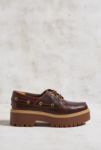 Thumbnail View 3: Timberland Burgundy Leather Platform Boat Shoes