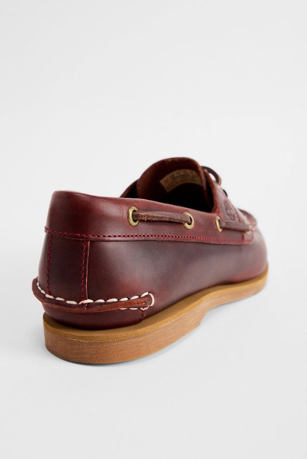 Vista diapositiva: 5: Scarpe da Barca Timberland Burgundy a Due Occhielli