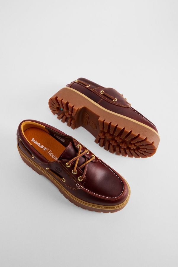 Vista diapositiva: 3: Scarpe da Barca Timberland Stone Street Bordeaux