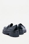 Mocassins Femme En Cuir Verni Noir – Plateforme, Nœud Papillon Et Pompon – Chaussures à Enfiler, Confort Printemps/Été – Taille 35 à 44
