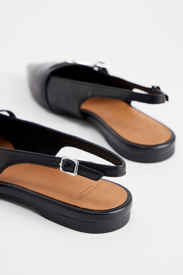 Slide View: 5: Vagabond Black Hermine Leather Shoes