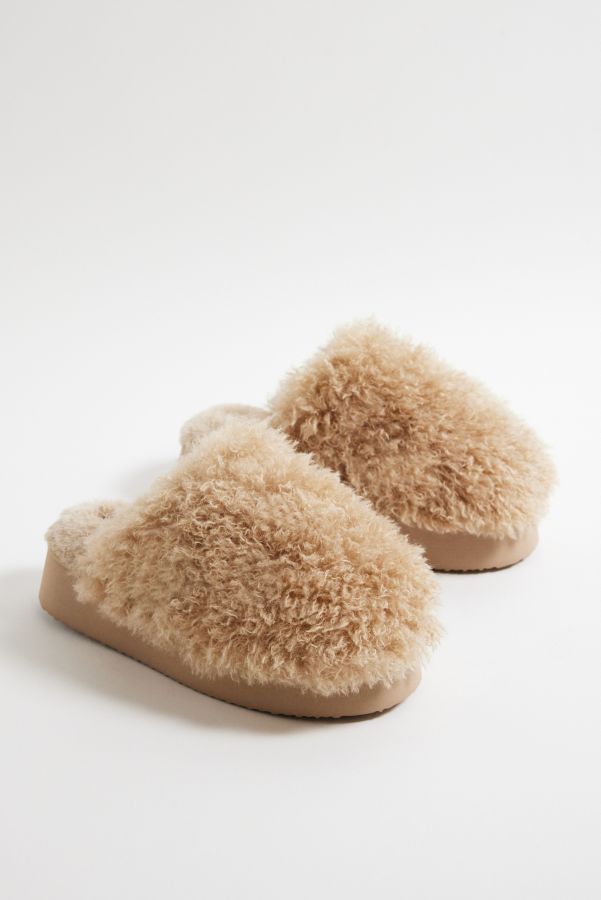 Slide View: 2: UO Haven Creme Plateau Hausschuh