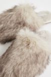 Thumbnail View 5: UO Cosy White Faux Fur Slippers