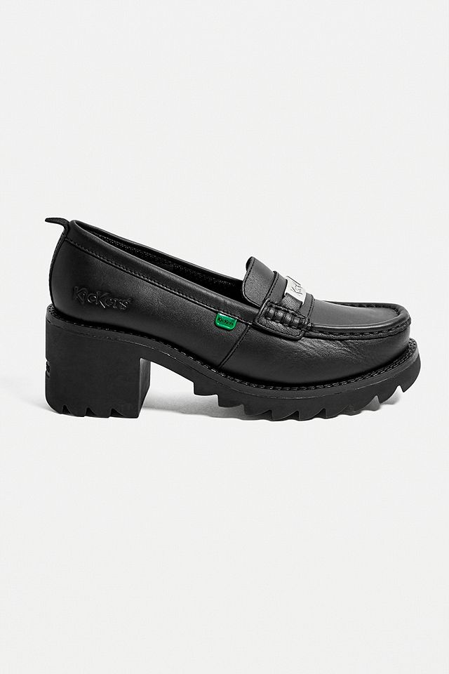 Kickers Klio Black Loafers | Urban Outfitters UK
