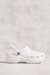 Vista en miniatura 4: Crocs White Classic Platform Clogs