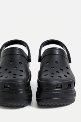 black clog crocs