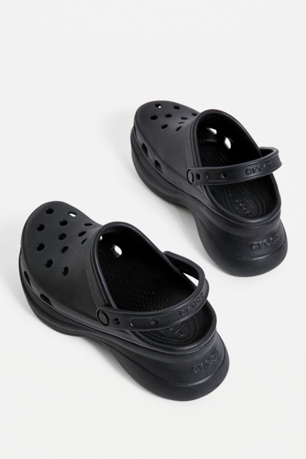 Crocs Classic Bae Black Platform Clogs | Urban Outfitters UK