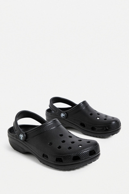 black classic crocs