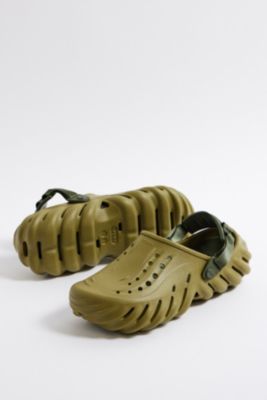 Crocs Olive Echo Clogs