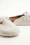 Visualizzazione miniature 3: Birkenstock Antique White Suede Boston Clogs