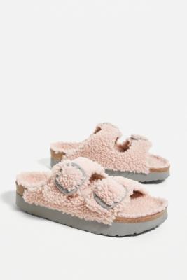 birkenstock shearling sandals