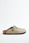 Vista en miniatura 3: Birkenstock Braided Taupe Suede Boston Clogs