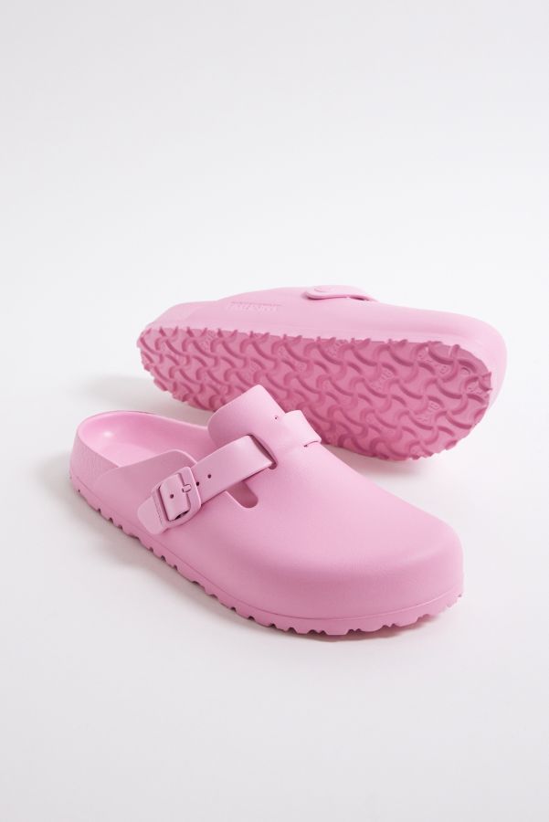 Vista diapositiva: 2: Birkenstock Boston Pink Rubber Clogs