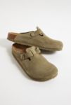 Thumbnail View 2: Birkenstock Faded Khaki Suede Boston Clogs