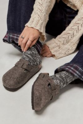 Zoccoli Boston Birkenstock Wooly Cacao