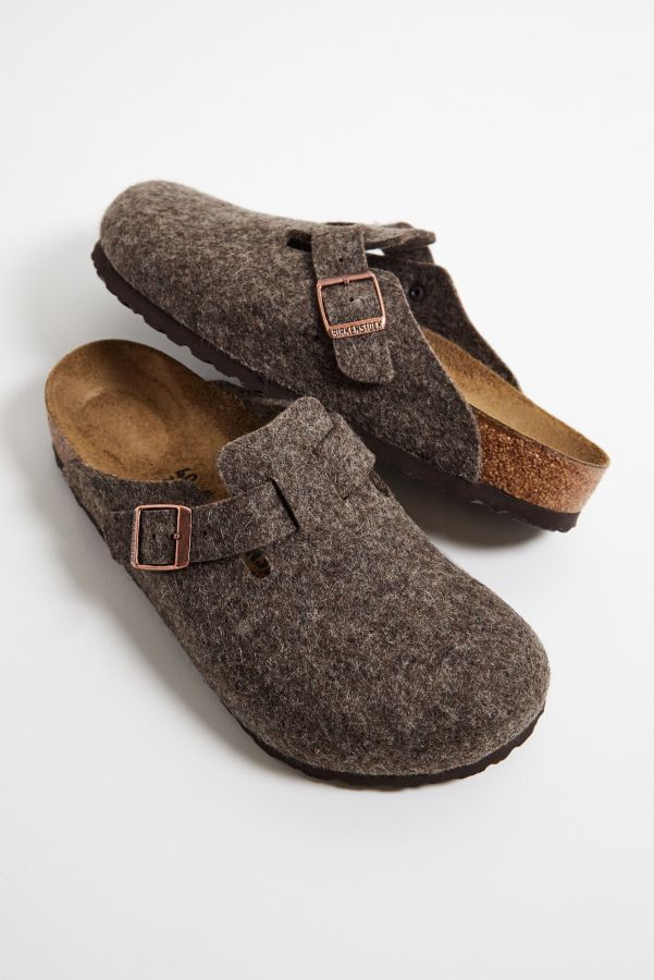 Vista diapositiva: 2: Zoccoli Boston Birkenstock Wooly Cacao