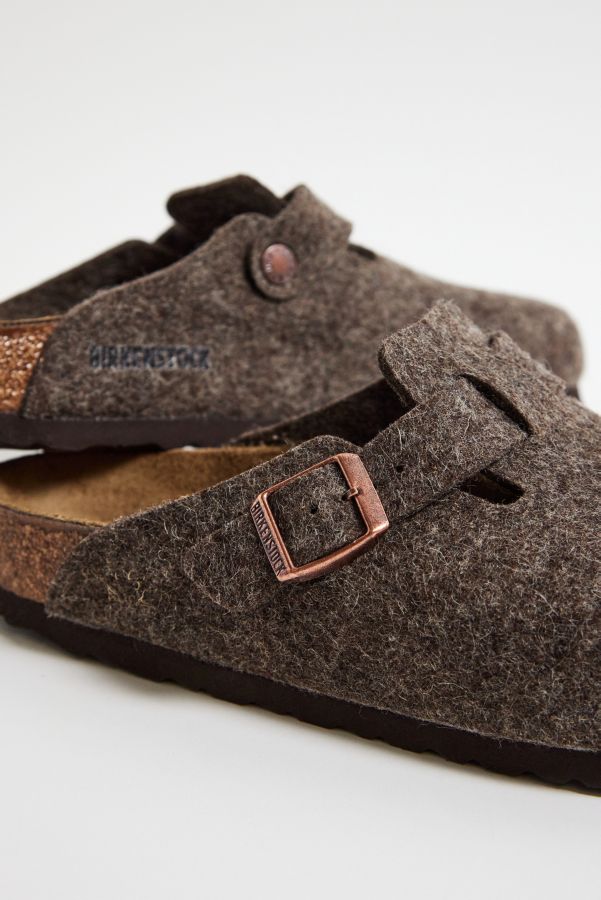 Vista diapositiva: 3: Zoccoli Boston Birkenstock Wooly Cacao